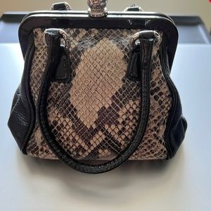 Brighton Soft Leather Snakeskin Purse